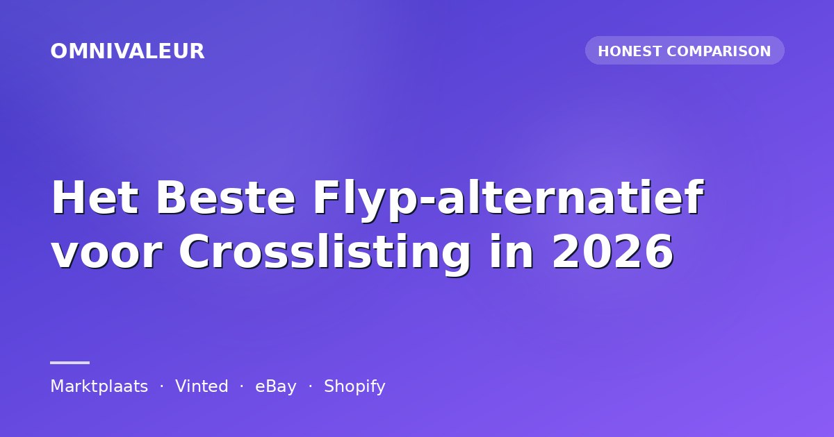 Het Beste Flyp-alternatief voor Crosslisting in 2026